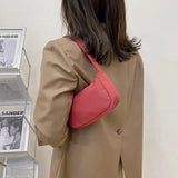 Vintage Nylon Shoulder Bags Casual Women Underarm Bag