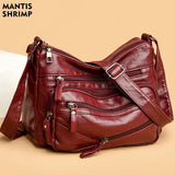 Women Bags Shoulder Bags Vintage Hobo Bag Soft PU Leather Crossbody Handbag