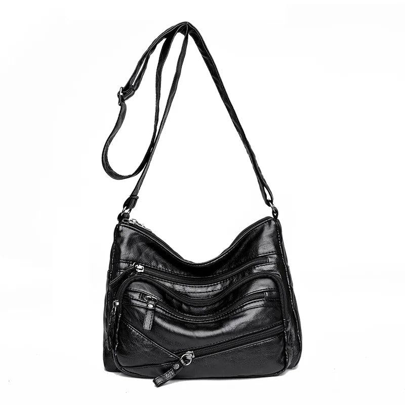 Women Bags Shoulder Bags Vintage Hobo Bag Soft PU Leather Crossbody Handbag