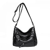 Women Bags Shoulder Bags Vintage Hobo Bag Soft PU Leather Crossbody Handbag