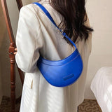 Spring Women's PU Leather Handbag Lady Underarm Shoulder Crossbody Bags
