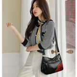 Retro PU Leather Handbag Vintage Shoulder Crossbody Messenger Bag
