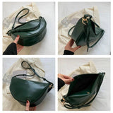 Large Leather Crossbody Bag for Women