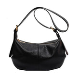 Vintage Leather Crossbody Tote Bag for Women