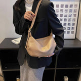 Vintage Leather Crossbody Tote Bag for Women