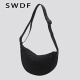 Women's Messenger Bag Nylon Shoulder Bags Vintage Girls Purse Handbags