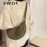 Women's Messenger Bag Nylon Shoulder Bags Vintage Girls Purse Handbags