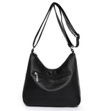 Vintage Women Bags Classic Zipper Shoulder Pack Messenger Crossbody Bag