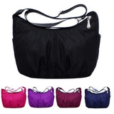 Waterproof Nylon Hobo Messenger Bag Women Crossbody Shoulder Handbag