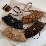 Luxury Pleated Clouds Armpit Bag For Women Ladies Handbags
