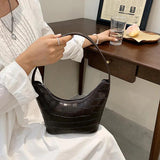 Stone Pattern Armpit Bags For Women Ladies Handbags Shoulder Bag