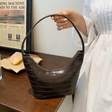 Stone Pattern Armpit Bags For Women Ladies Handbags Shoulder Bag