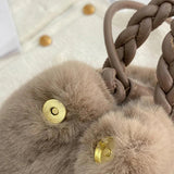 Rabbit Bag Portable Maomao Fold Pack Lovely Aslant