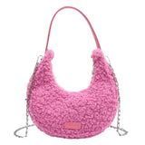 Vintage Cashmere Hobos Shoulder Crossbody Bags Women Handbags