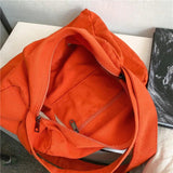 Large Canvas Hobo Bag Student Male Female Cotton Shoulder Bag