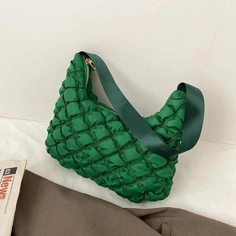 Winter Shoulder Bags Travel Tote Women Armpit Small Satchel Female Clutches