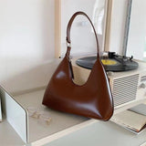 Small Lady Shoulder Bag PU Leather Casual Hobos Bags