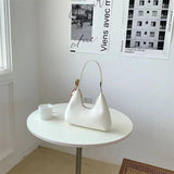 Small Lady Shoulder Bag PU Leather Casual Hobos Bags