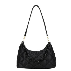 Rhombic Chain Shoulder Handbag Women's Underarm Bag