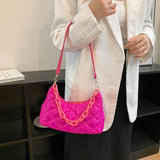 Rhombic Chain Shoulder Handbag Women's Underarm Bag
