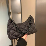 Rhombic Chain Shoulder Handbag Women's Underarm Bag