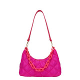 Rhombic Chain Shoulder Handbag Women's Underarm Bag