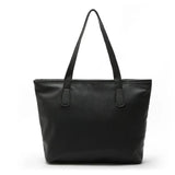 Petrichor Women Shoulder Bag PU Leather Large Capacity Handbag Zipper Tote Bag