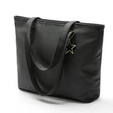 Petrichor Women Shoulder Bag PU Leather Large Capacity Handbag Zipper Tote Bag