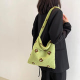 Women Animal Pattern Plush Underarm Totes Bags