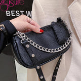 Underarm Shoulder Bag PU Leather Hobo Bag Lady Small Clutch Handbags