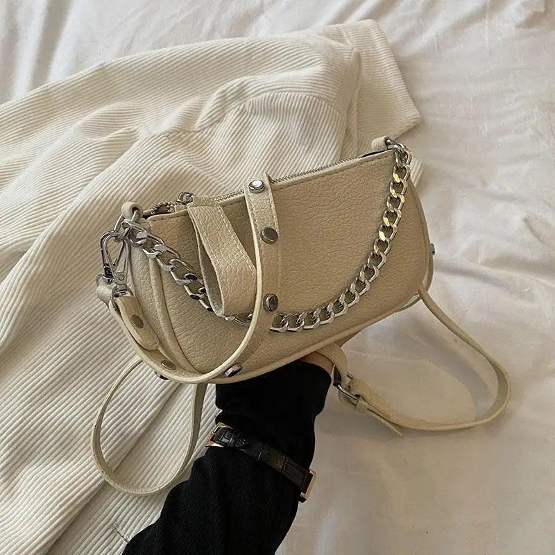 Underarm Shoulder Bag PU Leather Hobo Bag Lady Small Clutch Handbags