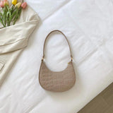 Casual Mini Underarm Women Handbag Leather Tote Bag