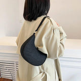 Casual Mini Underarm Women Handbag Leather Tote Bag
