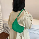Casual Mini Underarm Women Handbag Leather Tote Bag