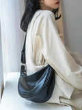 Women's Small Underarm Hobo Bag Pu Leather Crossbody Handbag