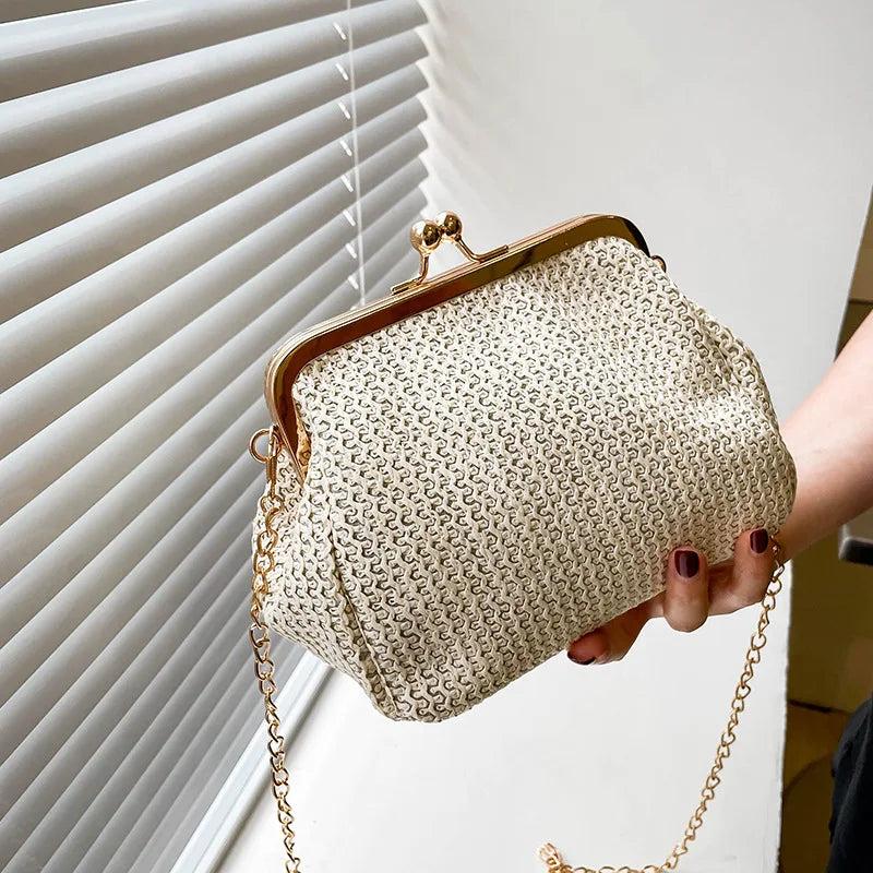 Fall Mini Shell Shoulder Bag Crossbody Chain Ethnic Woman