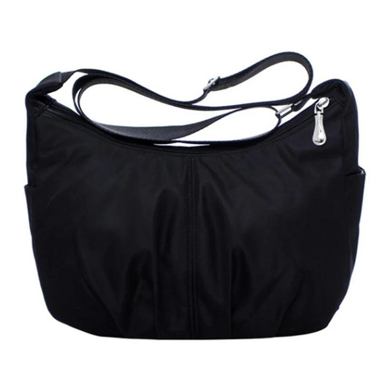 Waterproof Nylon Hobo Messenger Bag Women Crossbody Shoulder Ladies Handbag