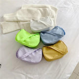 Retro Solid Totes Bags PU Leather Shoulder Underarm Bag