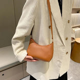 Vintage PU Leather Shoulder Bag Mini Hobos Handbags