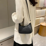 Vintage PU Leather Shoulder Bag Mini Hobos Handbags