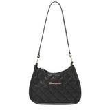Embroidered PU Leather Shoulder Bag for Women