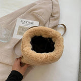 Faux Fur Women's Shoulder Bag Crossbody Handbag