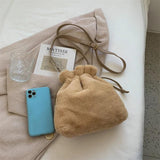 Faux Fur Women's Shoulder Bag Crossbody Handbag
