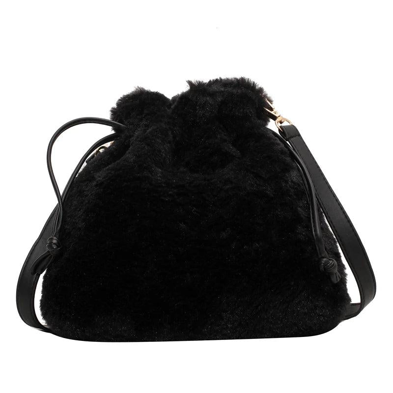 Faux Fur Women's Shoulder Bag Crossbody Handbag