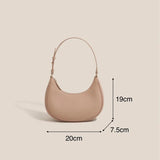 Half Moon Bag Minority Sense Handbag Fall Crescent Armpit Bag