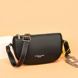 Solid Dumplings Bags Women Leather Shoulder Bag High-quality Crossbody Bags
