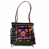Vintage Ethnic Shoulder Hobo Hippie Embroidery Floral Cross Body Purse Bag