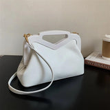 Women's Single Shoulder Leather Handbag Tote