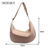 Women Crossbody Bags Solid Messenger Handbag Large Capacity Casual for Ladies