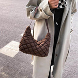 Classic Women Handbag Winter Shoulder Bags Travel Tote Armpit Satchel Clutches